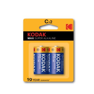 KODAK Max Super Alkaline C size 2-Pack LR14