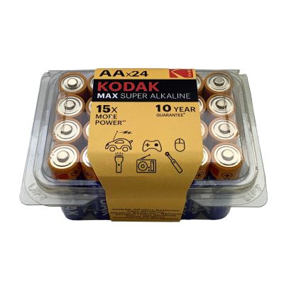 KODAK Max Super Alkaline AA 24-Pack PVC box