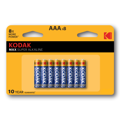 KODAK Max Super Alkaline AAA 8-Pack LR03
