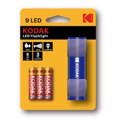 KODAK Flashlight 9 LED BLUE 