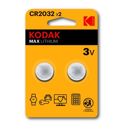 KODAK CR-2032 2-PACK LITHIUM COIN CELL