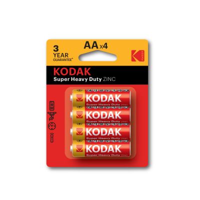 KODAK Super Heavy Duty AA 4-pack blister