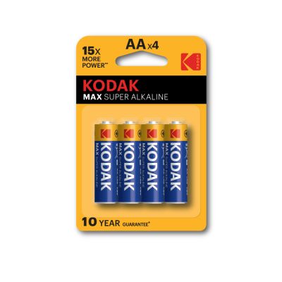 KODAK Max Super Alkaline AA 4-Pack LR6