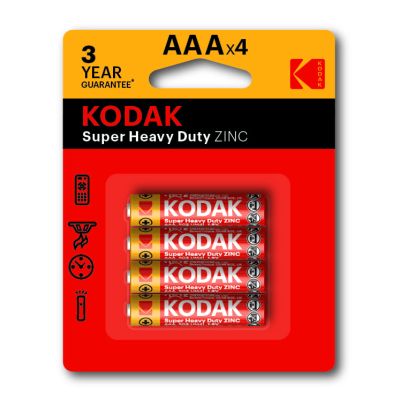 KODAK Super Heavy Duty AAA 4-pack Blister