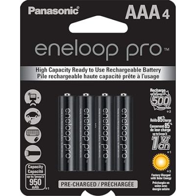 Panasonic eneloop pro AAA 4-pack 950mAh BK-4HCCA4BA