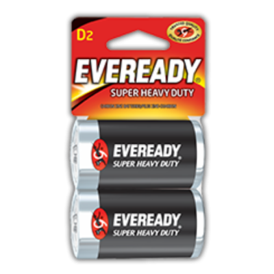Eveready Heavy-Duty D 2-pack