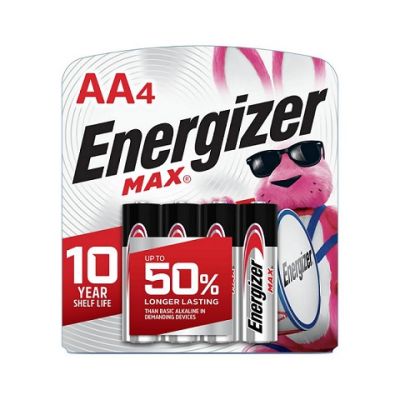 ENERGIZER MAX E91BP-4 AA 4-PACK