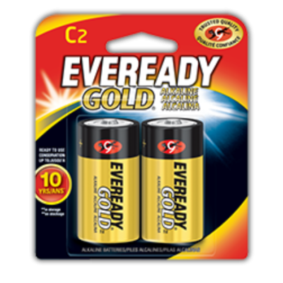 Eveready GOLD C Alkaline 2-pack